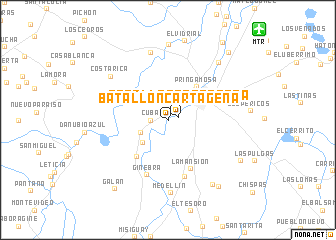map of Batallón Cartagena