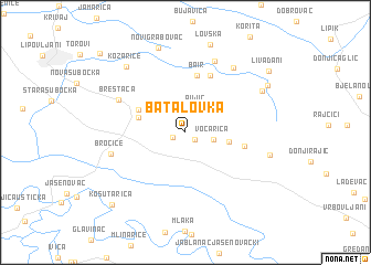 map of Batalovka