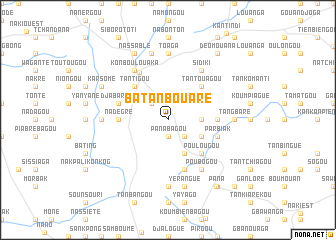 map of Batanbouaré