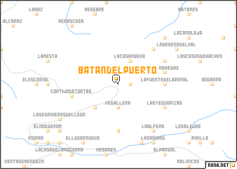 map of Batán del Puerto