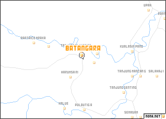 map of Batang Ara