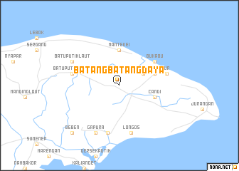 map of Batangbatangdaya