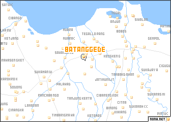 map of Batanggede