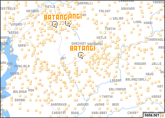 map of Batangi