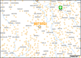 map of Batangi