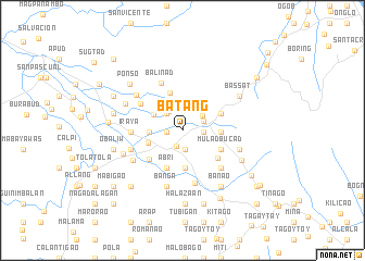 map of Batang