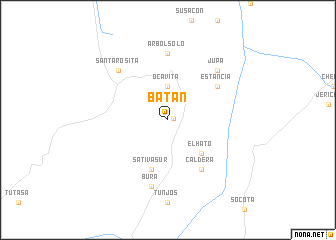 map of Batán