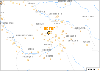 map of Batán