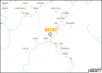 map of Ba Tan