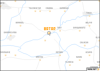 map of Batăr