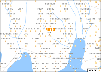 map of Bata