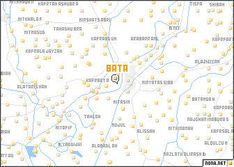 map of Baţā