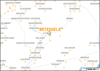 map of Batéguélé