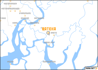 map of Bateka