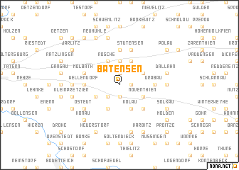 map of Batensen