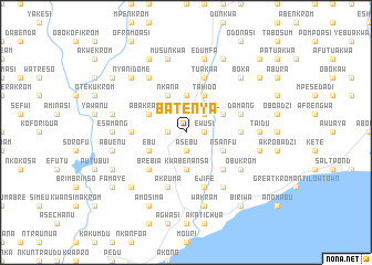 map of Batenya