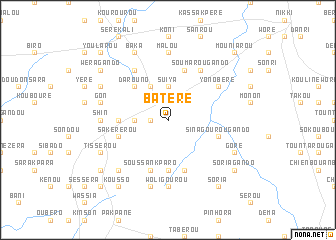 map of Batéré