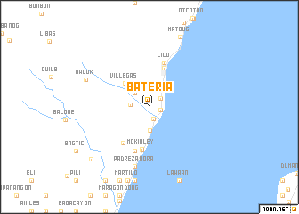 map of Bateria