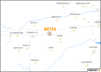 map of Bates