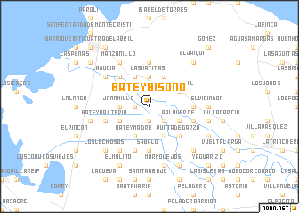 map of Batey Bisonó