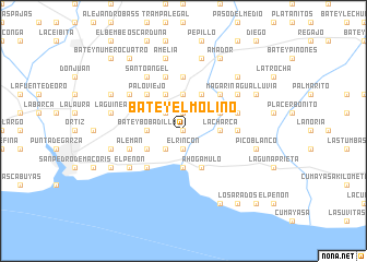 map of Batey El Molino