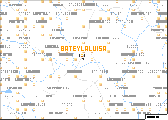 map of Batey La Luisa