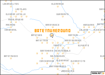 map of Batey Número Uno