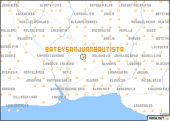 map of Batey San Juan Bautista