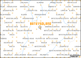 map of Batey Solano