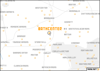 map of Bath Center
