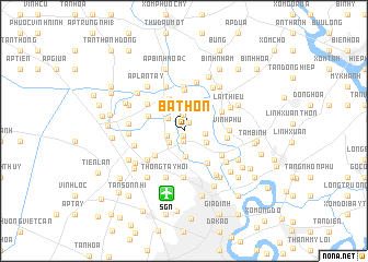 map of Bà Thôn