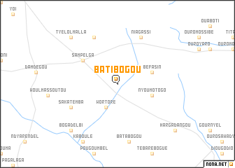 map of Batibogou