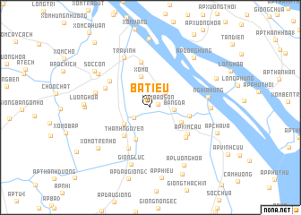 map of Ba Tiêu