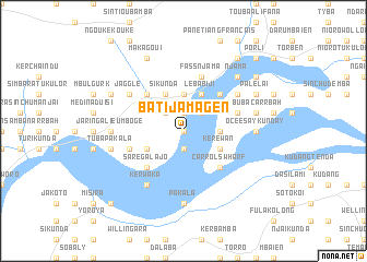 map of Bati Jama Gen