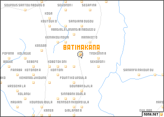 map of Batimakana