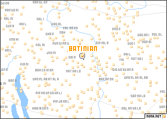 map of Batiniān