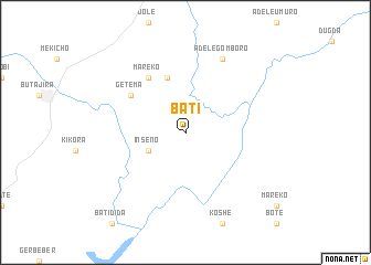 map of Batī
