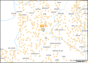 map of Bāti