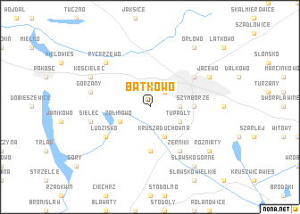 map of Batkowo