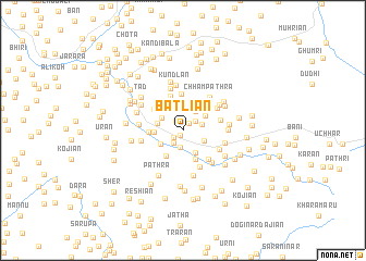 map of Batliān