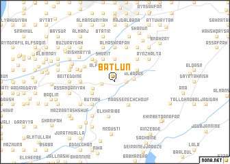 map of Batlūn