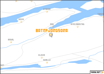 map of Batnfjordsøra