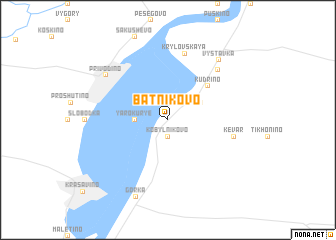 map of Batnikovo