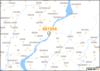 map of Batoma