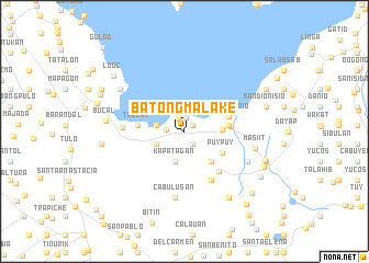 map of Batong Malake