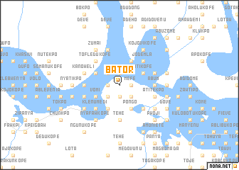 map of Bator