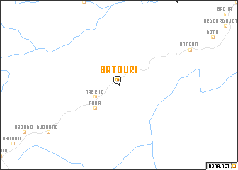 map of Batouri