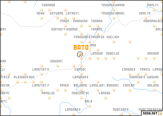 map of Ba Tơ