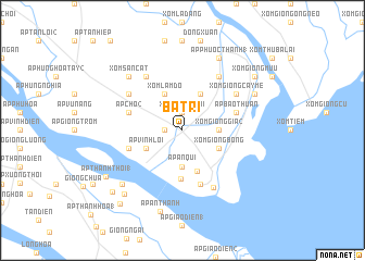 map of Ba Tri