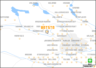 map of Båtsta